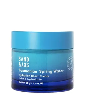 Sand & Sky Tasmanian Spring Water Gesichtscreme 60 g - Luxuriöse, ultraleichte Feuchtigkeitscreme mit tasmanischem Quellwasser für intensive Hydratation und ein geschmeidiges Hautgefühl. Ideal für eine frischere, strahlende Haut.