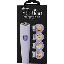 Wilkinson Sword Intuition Perfect Finish – 4-in-1 Elektrischer Trimmer - Trimmer für Frauen – Entfernt sanft Gesichts- und Flaumhärchen, ideal für eine glatte Haut und präzises Augenbrauenstyling.