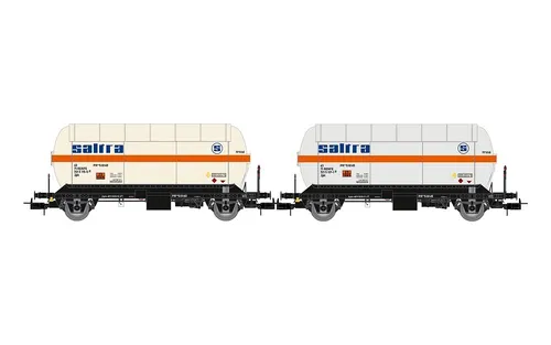 Electrotren HE6070, 2tlg. Set Gaskesselwagen Saltra, RENFE, Neu & OVP, H0