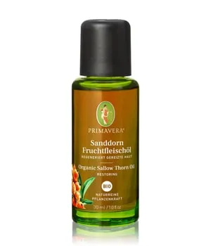 Sanddorn Fruchtfleischöl Bio 30 ml - Körperöle - Regenerierendes Bio-Öl für alle Hauttypen, ideal bei Sonnenbrand und Neurodermitis, vegan und Natrue-zertifiziert.