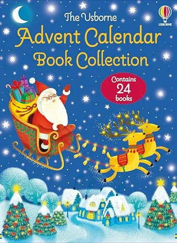 Usborne Publishing Book Collection 2 - Vielfältige Buchsammlung für Kinder, ideal als Geschenk zu Weihnachten oder für Adventskalender, fördert die Leselust und Kreativität.