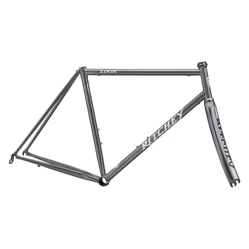 Ritchey Road Logic Rahmenkit 700C, 51cm - gun metal grey/white - Hochwertiges Ritchey Road Logic Rahmenkit in 700C und 51cm, ideal für sportliche Radfahrer. Robuste Konstruktion und elegantes Design für optimale Fahrperformance.