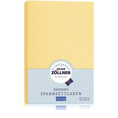 Julius Zöllner Spannbetttuch Jersey 70x140 / 60x120 Banana TOP