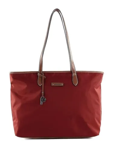 Picard Shopper Sonja, Nylon rot - Handtasche aus hochwertigem Nylon in leuchtendem Rot, leicht und ideal für den täglichen Gebrauch mit praktischem Reißverschluss und mehreren Fächern.