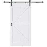 inova Schiebetür Komplettset weiß 1025x2150mm - Türsicherungen: Hochwertiges Schiebe-Türsystem mit Softclose für nahezu lautloses Öffnen, inklusive Montagematerial für einfache Installation.