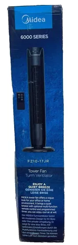 Midea Heizlüfter FZ10-17JR mit Fernbedienung - Effizienter Heizlüfter für drinnen mit 2000 W PTC-Heizelement, 24H Timer und LED-Anzeige – perfekt für gemütliche Wärme in Ihrem Zuhause.