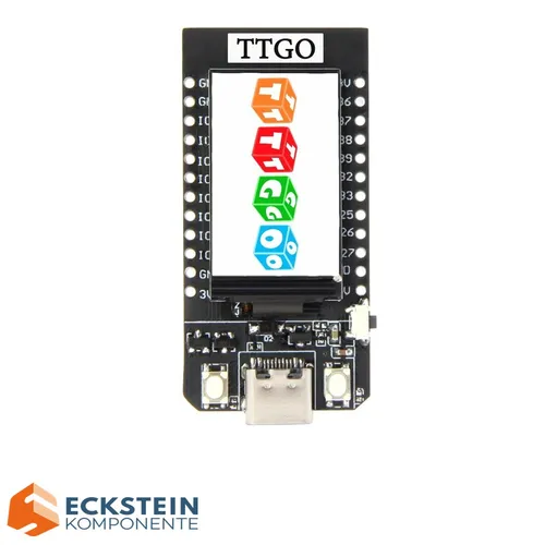 TTGO ESP32 WiFi and Bluetooth Module Development Board 1.14 Inch T-Display Typ-C