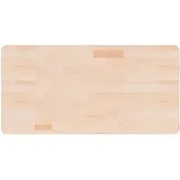 vidaXL Waschtischplatte 100x50 cm aus unbehandeltem Massivholz - Hochwertige Waschtischplatte aus Eichen-Massivholz, ideal für Badezimmer-Renovierungen. Vielseitig einsetzbar und anpassbar mit wasserfester Beschichtung.