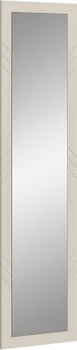 Wandspiegel HOME AFFAIRE "Mento" mit Ornamentfräsung, beige, 180 cm hoch - Eleganter Wandspiegel in sandbeige mit dekorativem Rahmen. Ideal für jedes Zuhause, bringt Stil und Licht in Ihre Räume. Maße: 45x180x2 cm, einfache Montage.