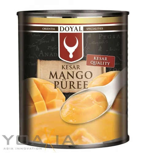 DOYAL Mango Püree KESAR - 850g - Brotaufstriche: Hochwertiges Kesar Mango Püree, perfekt für Desserts und Smoothies, mit intensivem Fruchtgeschmack.