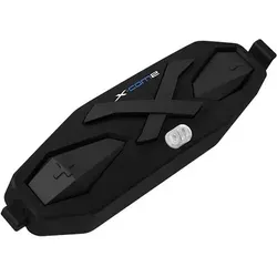 Nexx X-Com 2 Bluetooth Kommunikationssystem, schwarz - Motorrad-Headset mit 3-Knopf-System für einfache Steuerung, kabellos und ideal für klare Kommunikation während der Fahrt.