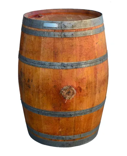 225l Weinfass Stehtisch - geölt mit 100% Leinöl - Hochwertiger Stehtisch aus einem 225l Weinfass, ideal für Feiern und Veranstaltungen. Mit einer Höhe von 94 cm bietet er ausreichend Platz und eine stilvolle Atmosphäre.