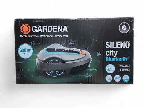 Gardena Sileno city 600 - Rasenroboter Modell 2024 (15010-20), Bluetooth-fähig und ideal für Gärten bis 600m², mäht zuverlässig bei jedem Wetter