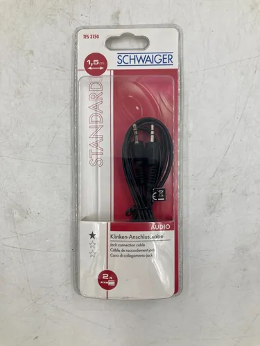 Schwaiger TFS 3150 Klinken-Anschlusskabel Audio 1,5m