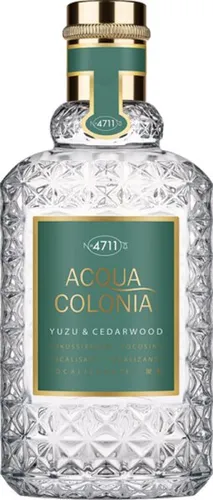Acqua Colonia 4711 Yuzu & Cedarwood Eau de Cologne Spray 100 ml - Big Size Perfume mit erfrischendem Yuzu-Zitrusduft und warmen Cedarwood-Noten, perfekt für einen belebenden Start in den Tag.