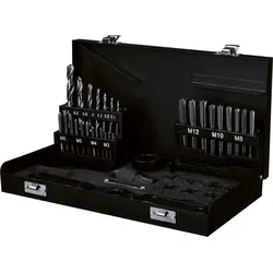 PARKSIDE PERFORMANCE® Gewindebohrer- und Schneideisen-Set - Fräsen für präzise metrische ISO-Gewinde mit bis zu 10 % längerer Lebensdauer und 30 % weniger Kraftaufwand. Inkl. praktischer Aufbewahrungsbox für einfaches Handling.