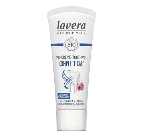 lavera Zahnpasta Zahncreme - Complete Care fluoridfrei 20ml - Zahnpasta ohne Fluorid für 5-fach Rundumschutz: Schützt vor Karies, entfernt Zahnbelag, beugt Zahnstein vor und sorgt für frischen Atem. Ideal für Reisen!