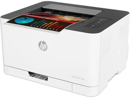 HP Color Laser 150nw Farblaserdrucker - A4 Farblaserdrucker mit mobilem Drucken über WLAN, Apple AirPrint und Google Cloud Print. Ideal für kleine Büros mit einer Druckgeschwindigkeit von 18 Seiten/Min.