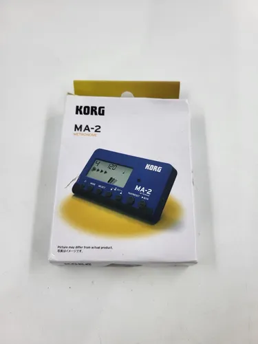 Korg MA-2 BLBK Digital Metronome - Instrumentenzubehör mit vielseitigen Tempoeinstellungen und einem kompakten Design für präzises Üben unterwegs.