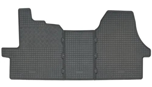 AD Tuning Gummifußmatten 3-teilig für Citroen Jumper/FIAT Ducato/Peugeot Boxer (2006-) + FIAT Ducato/Opel Movano (2022-) – Passgenaue Allwetter Automatten, rutschfest & Wasserdicht