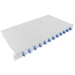 LogiLink Spleissboxen LC-DX (F12LC2G) - Robuste und kompakte Lösung - Die LogiLink Spleissbox LC-DX (F12LC2G) bietet Platz für bis zu 12 Glasfaser-Spleiße und ist ideal für den professionellen Einsatz. Sie überzeugt mit einer stabilen Bauweise und einfacher Handhabung.