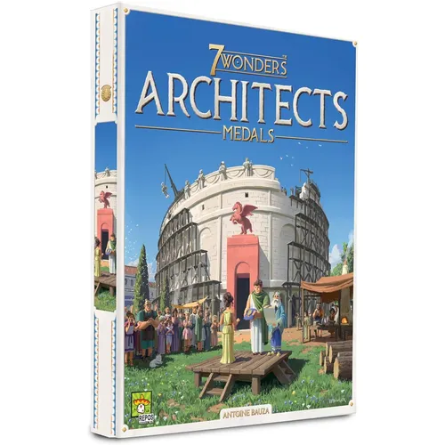 Asmodée 7 Wonders Architects - Medaillen: Italienische Ausgabe (Italienisch, 2 - 7 Spieler) (8048)