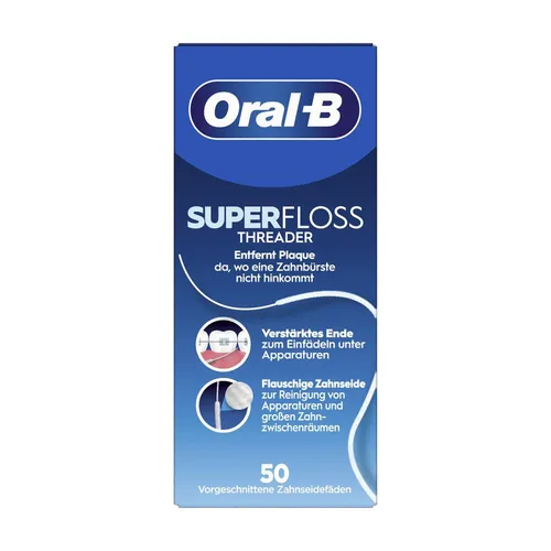 Oral-B Threader Zahnseide 50 Fäden Zahnseide