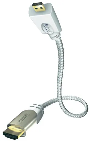 in-akustik Premium Micro HDMI Ethernet 1,5m - Hochwertiges Video Kabel - Multimedia Kabel für gestochen scharfe Bild- und Tonübertragung, ideal für HD-Geräte und Streaming.
