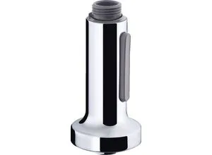 HG Ausziehbrause Allegra Variac steel - Ersatzteil von Hansgrohe, ideal für eine flexible und präzise Wasserführung in Ihrer Dusche, Maße: 120 x 68 mm.