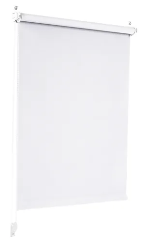 Verdunklungsrollo Weiß 120x130cm - Klemmfix ohne Bohren - Jalousien & Rollos: Modernes, verdunkelndes Rollo in weiß, ideal für alle Zimmer. Einfach klemmbar und pflegeleicht, sorgt für optimalen Lichtschutz und Privatsphäre.