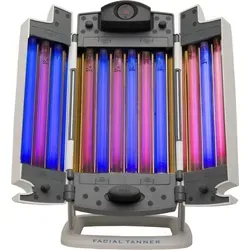 Eurosolar Gesichtssolarium Facial Tanner Turbo Power - Gesichtssolarien für eine effektive Bräunung, 200 W Leistung für schnelle Ergebnisse und kompaktes Design für einfache Handhabung.