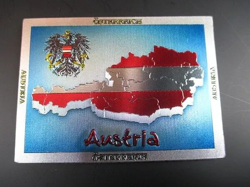 Österreich Austria Premium Souvenir Magnet,Landkarte Laser Optik !