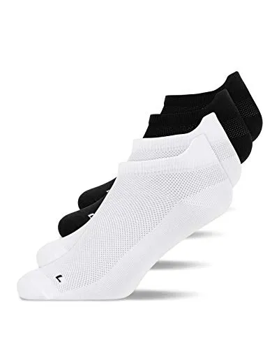 Snocks Kurze Laufsocken für Damen und Herren - Rutschfest & Atmungsaktiv (4 Paar, Gr. 47-50) - Maximaler Komfort und perfekte Passform für Sportler. Die atmungsaktiven Socken verhindern Blasenbildung und verrutschen nicht. Ideal für Jogging und aktive Freizeitgestaltung. Umweltfreundlich hergestellt.