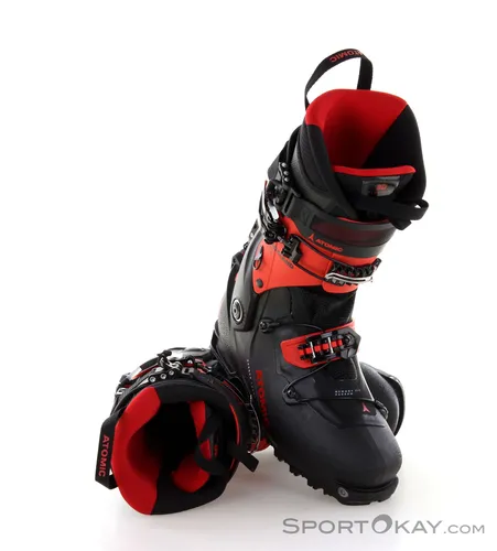 Atomic Backland Pro 24/25 Herren Skitourenschuh (Schwarz 28 CM) - Sportartikel mit 3D Knöchel & Ferse, waschbarem Innenschuh und leichter, robuster Bauweise für anspruchsvolle Skitouren.