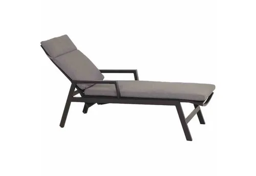 Siena Garden Sonnenliege VALENCIA, stufenlos verstellbar - Liegen für den Garten, stufenlos verstellbar für optimalen Komfort und Entspannung im Freien.
