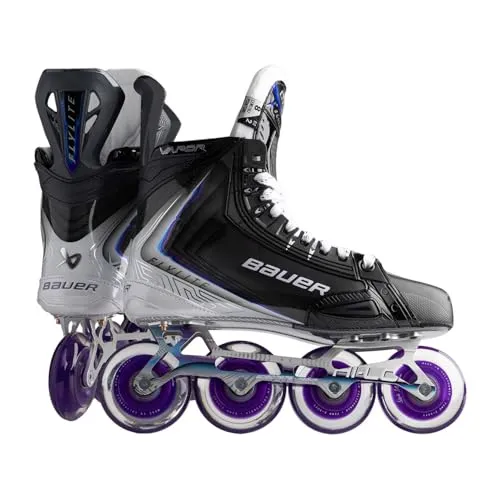 Bauer Vapor FLYLITE Senior Rollhockey Inline Schlittschuhe - Hochwertige Inline-Skates für fortgeschrittene Spieler mit innovativen Features für optimalen Komfort und Geschwindigkeit. Ideal für ambitioniertes Inlinehockey!