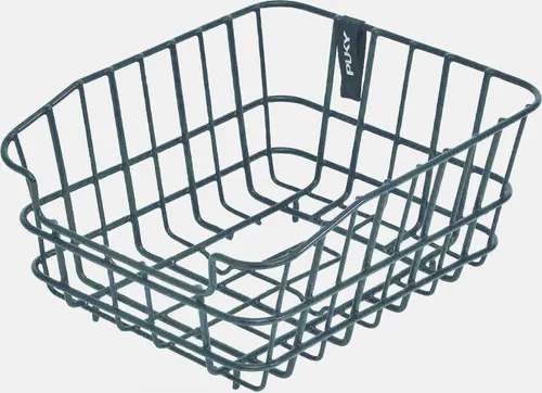 Puky Chaos Container L Gepäckträgerkorb, black 9136 - Sonstiges Fahrradzubehör - Robuster, gummierter Stahlkorb für Puky Fahrräder STEEL und YOUKE 16“/18“, ideal für sicheren Transport von Gepäck.