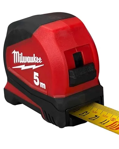 Milwaukee Flexómetro PRO 5m x 25mm métrica (cajas de 6), rot,schwarz