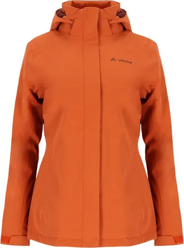 VAUDE SE Wo Renjo Funktionsjacke BUCKEYE orange M (40) - Wasserdichte Funktionsjacke aus 100 % recyceltem Polyester, ideal für Outdoor-Aktivitäten. Leicht und atmungsaktiv für optimalen Tragekomfort.