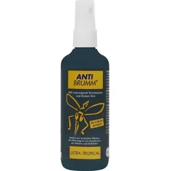 Anti Brumm Ultra Tropical 150 ML - Insektenschutz mit 50% DEET für bis zu 10 Stunden Schutz gegen tropische Mücken, empfohlen von der WHO und dem Schweizerischen Tropeninstitut. Ideal für Reisen in tropische Regionen!
