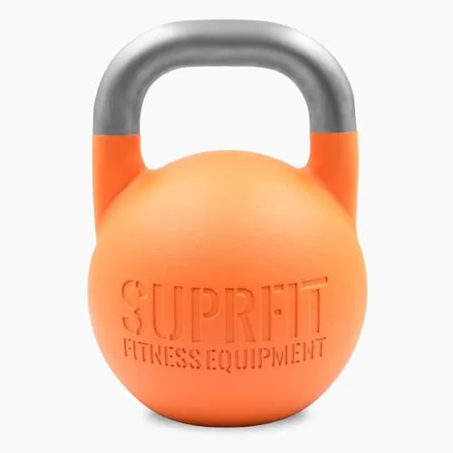 SUPRFIT Pro Competition Kettlebell 28 kg – Hochwertige Wettkampf Kugelhantel aus massivem Stahl - Die SUPRFIT Pro Competition Kettlebell aus massivem Stahl bietet optimale Stabilität und ist ideal für effektives Ganzkörpertraining. Mit genormten Maßen und Farbcodierung eignet sie sich perfekt für Training im Homegym und im Studio.