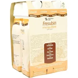 Fresenius Kabi Fresubin Energy Fibre Drink Schokolade Trinkflasche, 4 x 200 ml, 1er Pack (1 x 2,75 kg)