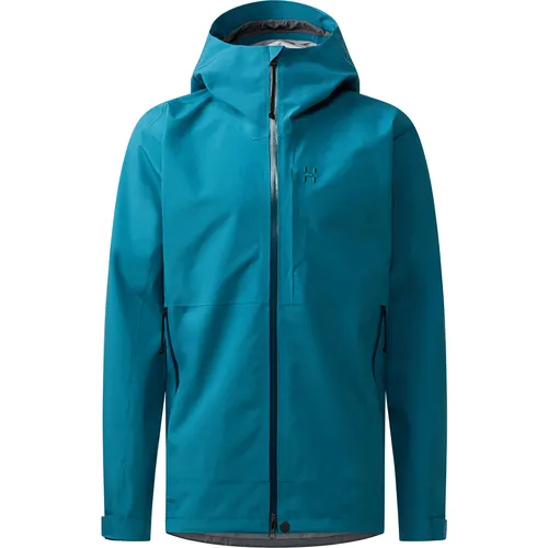 HAGLÖFS Front Proof II Jacket Men - Atmungsaktive Wetterschutzjacke für Outdoor-Aktivitäten - Funktionsjacke aus recyceltem 3-lagigem PROOF?-Shell-Gewebe, atmungsaktiv und winddicht, ideal für Bergsportler und wechselhaftes Wetter.