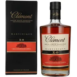 Clément Rhum Vieux Agricole X.O 42% Vol. 0,7l Geschenkbox - Exquisiter Rum aus Martinique, 6 Jahre gereift in Eichenfässern. Ideal für Kenner, perfekt zum pur genießen oder mit Zigarre.