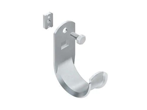 Niedax Kabelhalter H 40 - 100 Stück - Steckdosen- & Schalterteile, feuerverzinkte Befestigungsschellen aus rostfreiem Stahl für langlebige und sichere Kabelinstallationen.