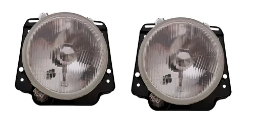 Hauptscheinwerfer Set H4 für VW Golf 2 II (1983-1991) - Links + Rechts - Hochwertiges Scheinwerfer Set für VW Golf 2 II, inklusive H4 Birnen. Ideal für optimale Sicht und Sicherheit im Straßenverkehr. Einfache Montage und passgenaue Qualität.