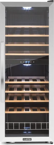 Vinamour 54 Duo Weinkühlschrank 2 Zonen 148 Ltr - Weinkühlschrank mit 2 Zonen, stilvolles Design und UV-Schutz, ideal zur perfekten Lagerung deiner Weine.