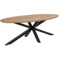Esstisch ACTONA GROUP, braun (wildeiche) - Klassisches Design für Ihr Esszimmer - Esstisch aus Eichenfurnier, 220 cm lang, robust und stilvoll - ideal für gesellige Abende und Familienessen.