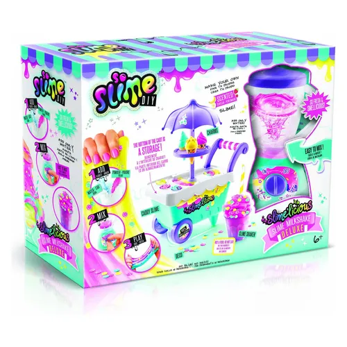 So Slime Slimelicious Slime Milkshake Deluxe - Kreativ Spiele für Kinder ab 6 Jahren, inklusive Blender und Verkaufswagen für kreative Milchshake- und Smoothie-Kreationen mit Slime-Effekt!