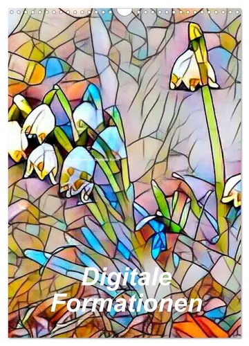 Art-Motiva Wandkalender 2026 DIN A3 hoch - Digitale Formationen - Erleben Sie faszinierende digitale Kunst mit diesem hochwertigen Wandkalender. Ideal zur Dekoration und Planung für das Jahr 2026, mit 14 Seiten voller inspirierender Motive.